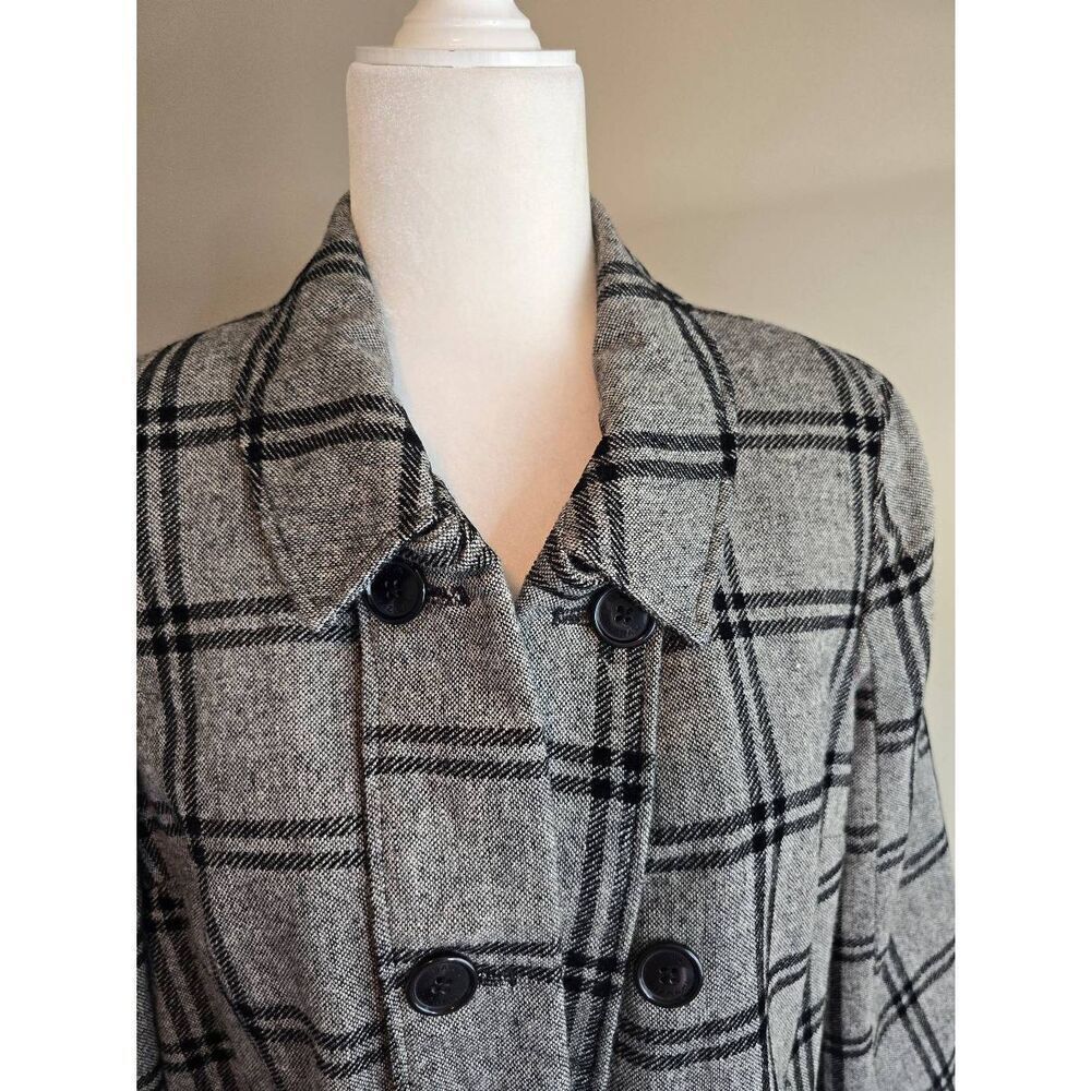 Isaac Mizrahi Blazer Plaid Sz L - Picture 3 of 7